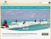 Tablet Screenshot of fatfishadventures.com